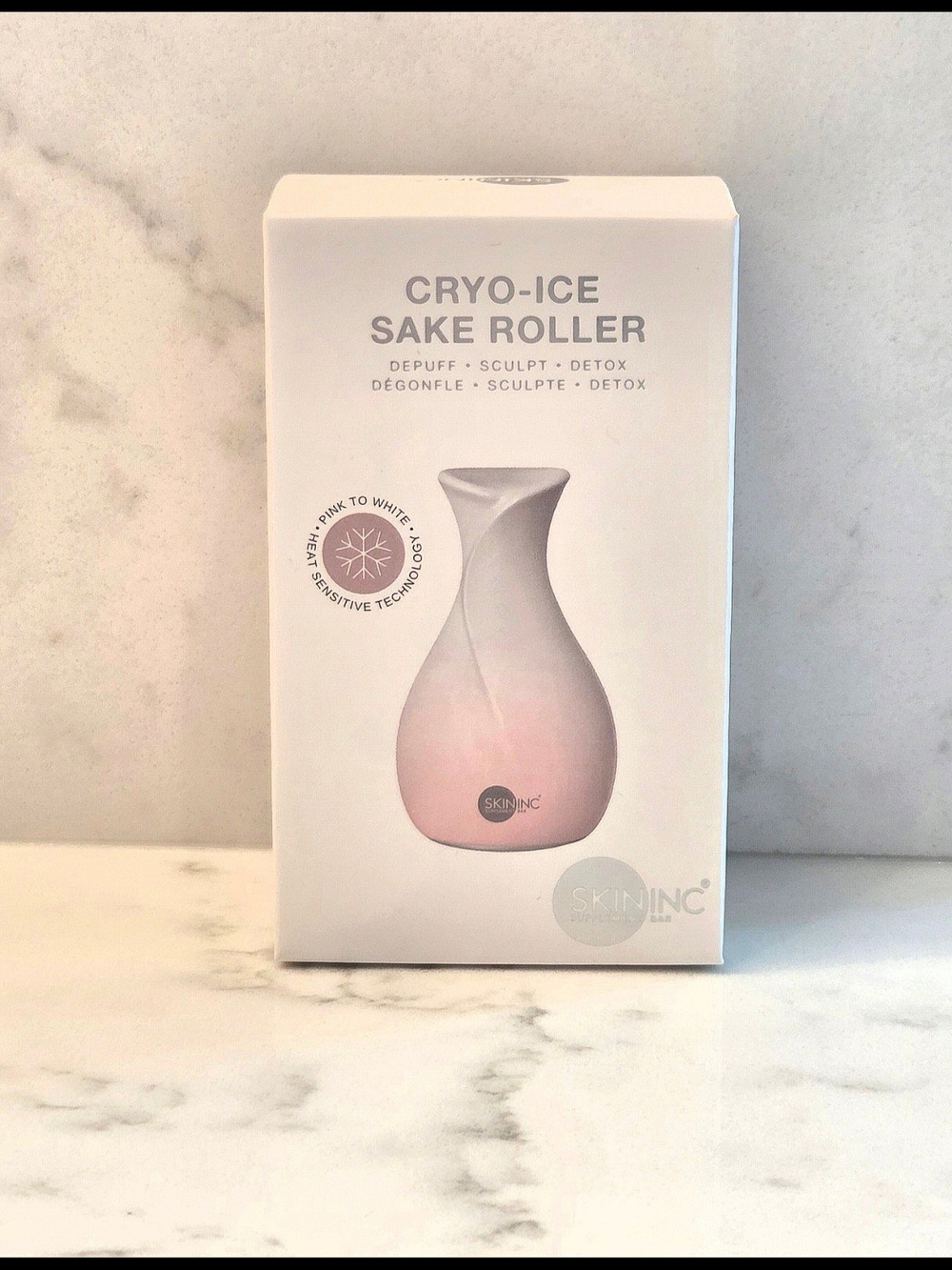 Skin Inc Supplement Bar Cryo Ice Sake Roller (Blush Edition) - NIB Retail $48
